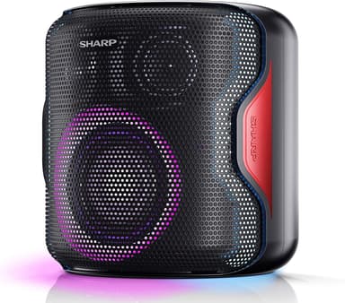Sharp PS-919 Party Kaiutin 130 W, Bluetooth, Musta, Sisäänrakennetulla akulla, TWS, USB, LED, IPX5, 14 h