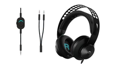 Lenovo Stereo Gaming Headset Legion H300 3,5 mm, musta, sisäänrakennettu mikrofoni