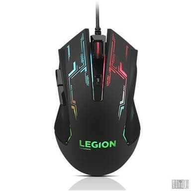 Lenovo Mouse Legion M200 Langallinen, Ei, Ei, RGB -pelihiiri, musta