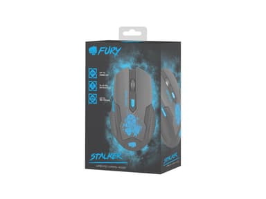 Fury Gaming hiiri Stalker Wireless, musta/sininen