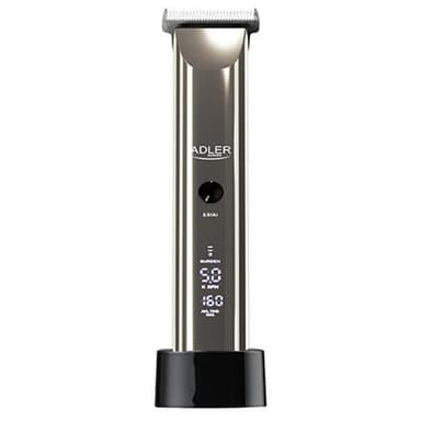 Adler Hair Clipper AD 2834 johdoton tai johdollinen, pituusaskelmien lukumäärä 4, hopea/musta