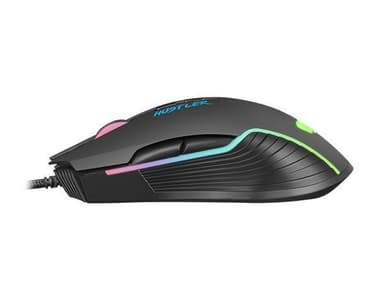 Fury Gaming Mouse Fury Hustler Wired, 500-6400 DPI, musta