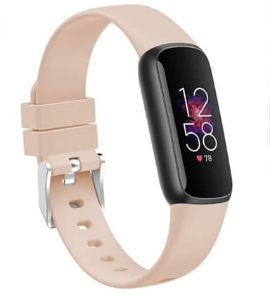 Fitbit Luxe Rannekoru rannekoru silikoni Pinkki (S)