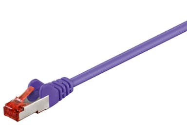 CAT 6 patch-kaapeli S/FTP (PiMF), violetti