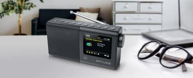 Muse-kannettava radio M-117 DB Kannettava, musta, FM, DAB/DAB+