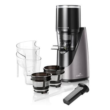 ETA Juicer Vital Press ETA103290000 Tyyppi Keskipakopuristin, musta/hopea, 200 W, Erittäin suuri hedelmäsyöttö, Nopeuksien määrä 1