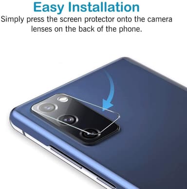 Galaxy S20 FE kameran linssin suojus karkaistua lasia 3 kpl