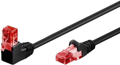 Goobay -kaapeli 51516 Cat 6, U/UTP, musta, 2 m