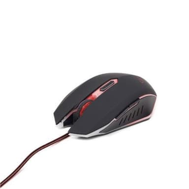 Gembird Gaming -hiiri, musta/punainen, MUSG-001-G, USB
