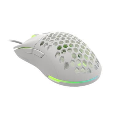Genesis Ultrakevyt pelihiiri Krypton 750 langallinen, 8000 DPI, USB 2.0, valkoinen