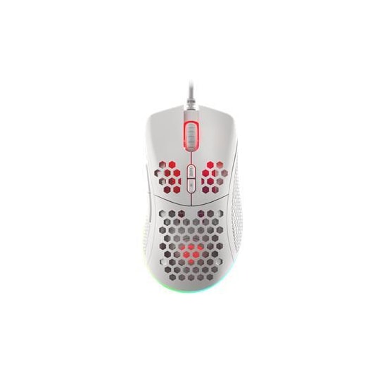 Genesis Gaming Mouse Krypton 555 Wired, 8000 DPI, USB 2.0, valkoinen