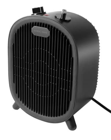 NORDIC HOME HTR-521 lämmitin, 2 tehoasetusta, 2000W, musta