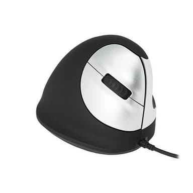 R-Go HE -hiiri, ergonominen hiiri, keskikokoinen (165-195 mm), oikea, k