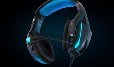 Energy Sistem Gaming Headset ESG 5 Shock Wired, musta, sisäänrakennettu mikrofoni