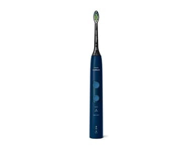 Philips ProtectiveClean 5100 Sähköhammasharja HX6851/53 aikuisille, päiden lukumäärä 2, tummansininen, hampaiden harjaustilat 3