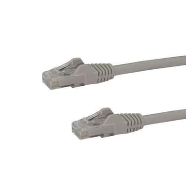 StarTech.com Cat6 -kytkentäkaapeli, jossa ei ole koukkuja RJ45 -liittimillä - 22,8 m, harmaa, 22,9 m