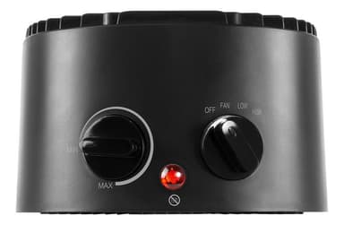 NORDIC HOME HTR-521 lämmitin, 2 tehoasetusta, 2000W, musta