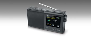 Muse-kannettava radio M-117 DB Kannettava, musta, FM, DAB/DAB+