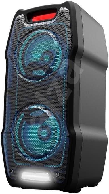 Sharp PS-929 juhlakaiutin 180 W, sisäänrakennettu akku, DJ-mikseri, 13 h soittoaika, TWS, USB, karaoketoiminto, LED, Bluetooth