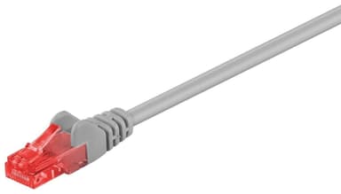 Goobay 95250 CAT 6 -kaapeli, U/UTP, harmaa, 0,25 m