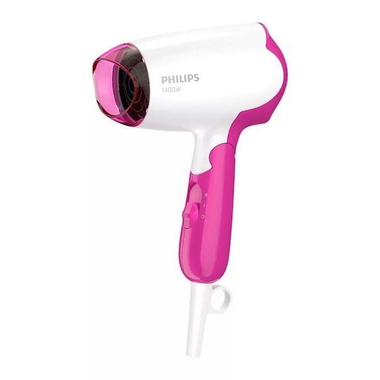 Philips Hiustenkuivaaja BHD003/00 1400 W, Lämpötila-asetusten määrä 2, valkoinen/vaaleanpunainen
