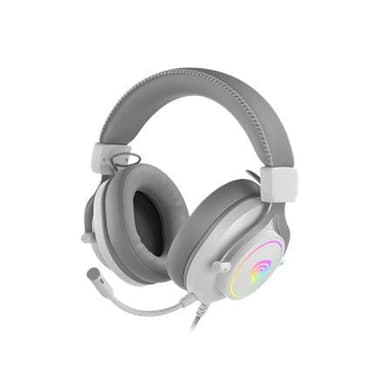 Genesis Gaming Headset Neon 750 Sisäänrakennettu mikrofoni, valkoinen, sanka/korvassa