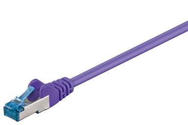 CAT 6A patch-kaapeli, S/FTP (PiMF), violetti