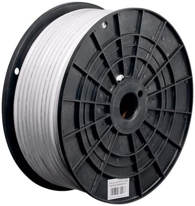 Goobay 110 dB antenni / koaksiaalikaapeli, 3x kapseloitu, kupari, 100 m, valkoinen