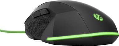 HP Pavilion Gaming Mouse 200, Black/Green