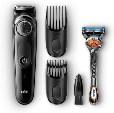 Braun partatrimmeri BT5042 Käyttöaika (max) 100 min, Pituusaskelmien lukumäärä 39, Askeltarkkuus 0,5 mm, Lithium Ion, Musta, Langaton