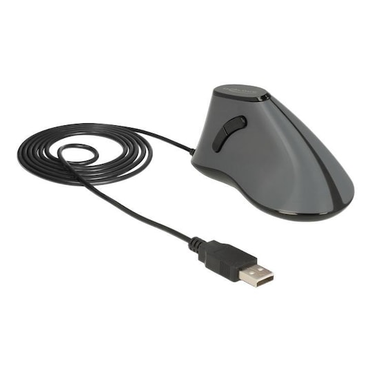 Ergonominen pystysuora optinen 5-painikkeinen USB-hiiri