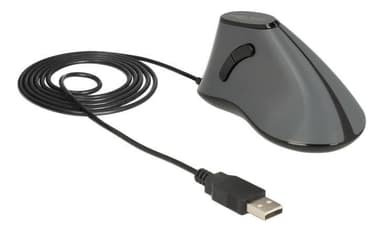 Ergonominen pystysuora optinen 5-painikkeinen USB-hiiri
