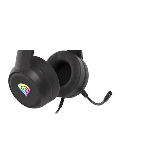 Genesis Gaming Headset Neon 200 Sisäänrakennettu mikrofoni, musta/punainen, langallinen