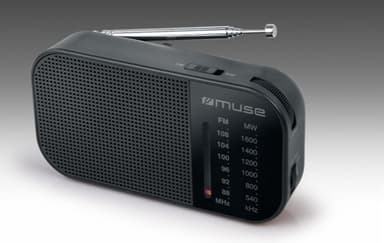 Muse M-025 R, Kannettava radio, Musta