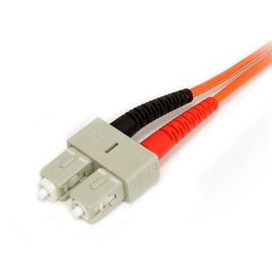 StarTech.com 2 m 62,5/125 multiläges Duplex-fiberpatchkabel LC - SC, 2 m, OM1, LC, SC