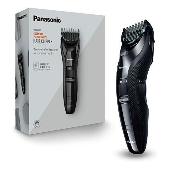 Panasonic Hiustenleikkuri ER-GC53 Johdollinen/ johdoton, märkä ja kuiva, Pituusaskelien määrä 19, Askel tarkkuus 0,5 mm, Musta