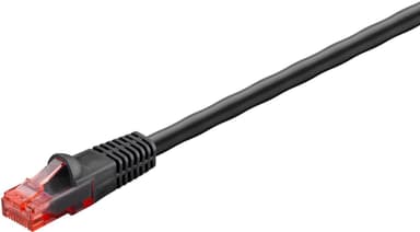 Goobay CAT 6 Outdoor-patch-kaapeli, U/UTP, musta