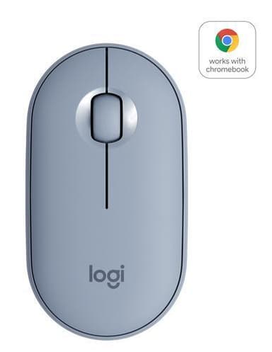 Logitech Pebble M350, Molempikätinen, Optinen, Langaton RF + Bluetooth, 1000 DP