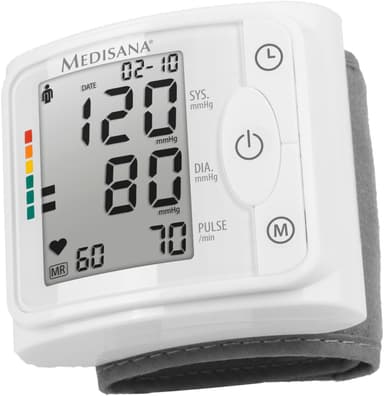 Medisana Ranne Verenpainemittari BW 320 Muistitoiminto, Käyttäjien lukumäärä Useita käyttäjiä, Muistikapasiteetti 120 muistipaikkaa jokaiselle kahdelle käyttäjälle, Ranteen verenpainemittari, Valkoinen