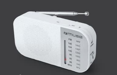 Muse M-025 RW, Kannettava radio, Valkoinen