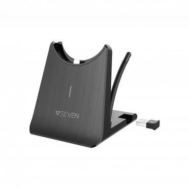 V7 HB605M, Headset, Handhållen, Kontor/callcenter, Svart, Grå, Mono, Svara på