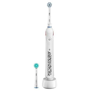 Oral-B hammasharja teini, ladattava, lapsille, Käyttöaika 2 min, mukana tulevien harjaspäiden lukumäärä 2, hampaiden harjaustilat 1, valkoinen