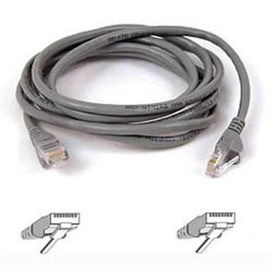 Joustamaton UTP -kaapeli, Cat5e, harmaa (2 m)