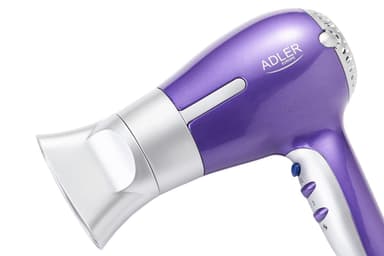 Adler hiustenkuivaaja AD 2218 1500 W, lämpötila -asetusten lukumäärä 3, violetti/hopea