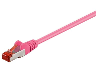 CAT 6 patch-kaapeli S/FTP (PiMF), magenta