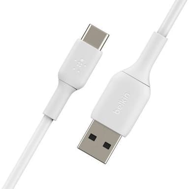 BOOST CHARGE USB-A to USB-C Cable, 2M, White