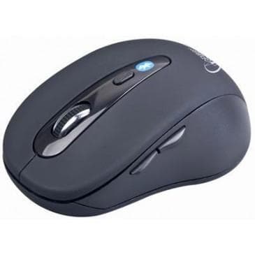 Gembird MUSWB2 optinen Bluetooth -hiiri, langaton yhteys, 6 -painike, musta, harmaa