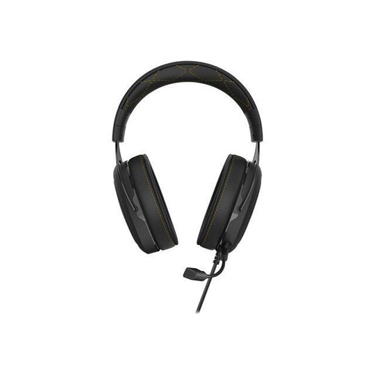 Corsair Gaming Headset HS60 PRO SURROUND Sisäänrakennettu mikrofoni, keltainen, korvan yli, melunvaimennus
