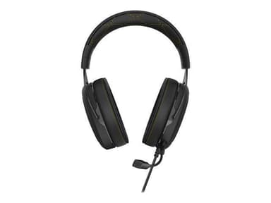 Corsair Gaming Headset HS60 PRO SURROUND Sisäänrakennettu mikrofoni, keltainen, korvan yli, melunvaimennus