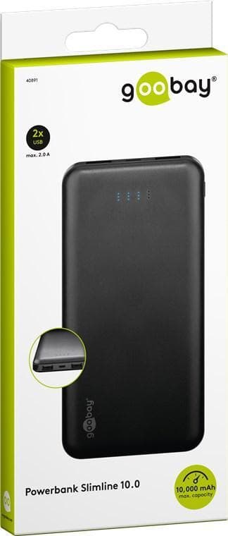 Goobay Moc Bank Slimline 10 000 mAh